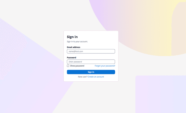 Create Account
